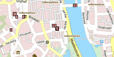 Stadtplan Liebfrauenbasilika  Maastricht