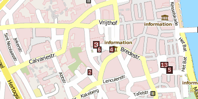 Stadtplan Sint Janskerk  Maastricht